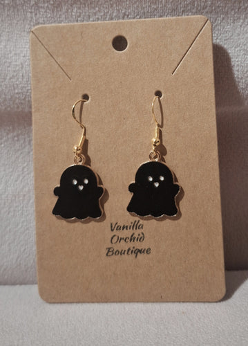 Black Ghost Earrings