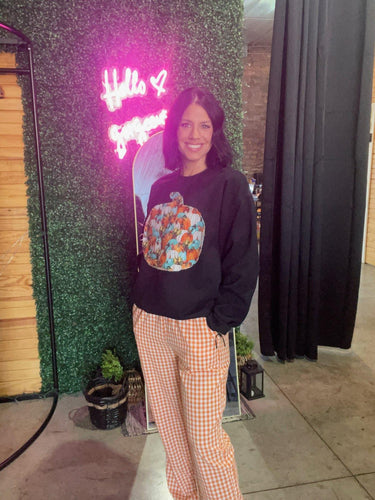 Orange Checkered