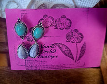 Load image into Gallery viewer, Vintage Turquoise Studs