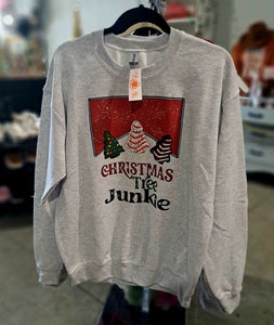 Christmas Tree Junkie Sweatshirt