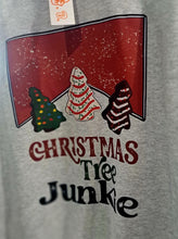 Load image into Gallery viewer, Christmas Tree Junkie Sweatshirt