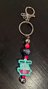 Silicone Beaded Keychains