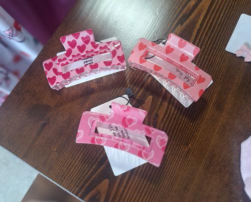 Valentines Hairclips