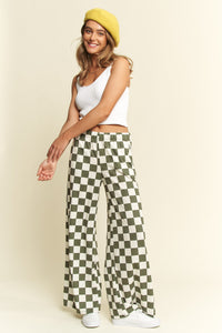 Jade Checkered Pant