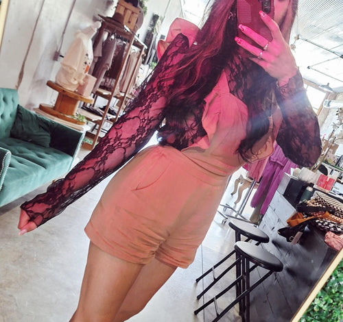 Black Lace Top