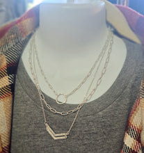 Load image into Gallery viewer, Double Bar Necklace